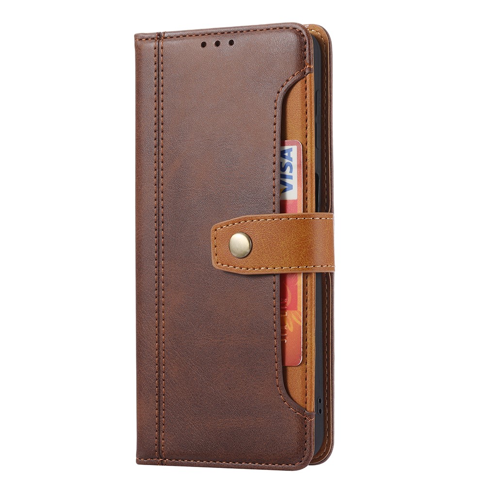  Xiaomi Redmi Note 10 Pro - Premium Läder Fodral - Brun