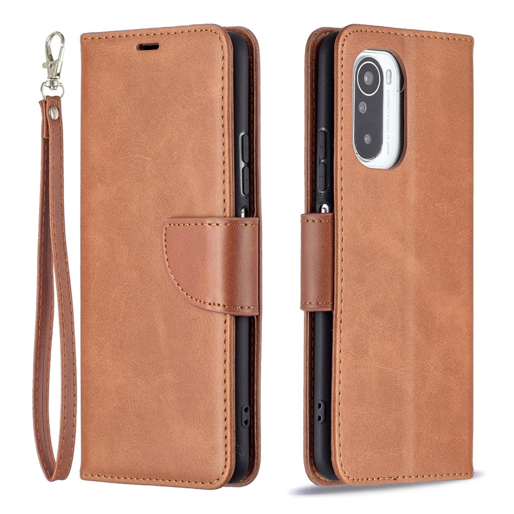  Xiaomi Mi 11i - Solid Shark Läder Fodral - Brun
