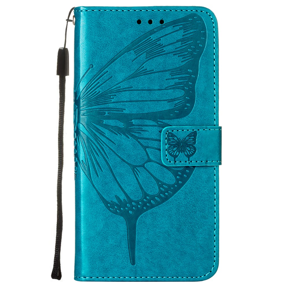  Xiaomi Mi 11i - Butterfly Läder Fodral - Blå