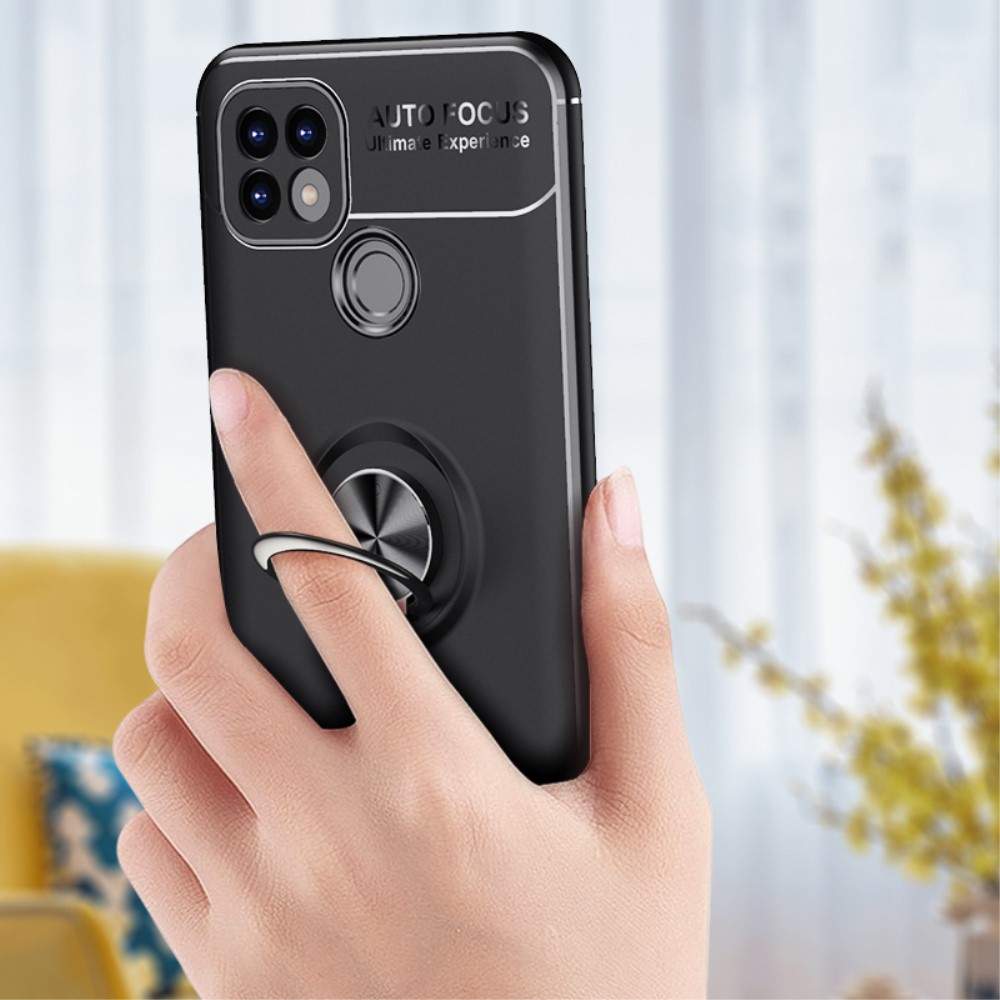  Realme C21 - Ring Skal - Svart/Roséguld