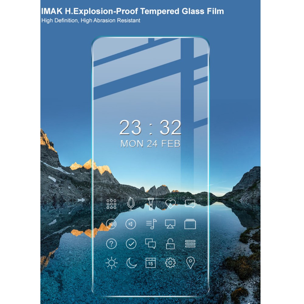 IMAK Xiaomi Mi 11i - IMAK Transparent Skärmskydd I Härdat Glas
