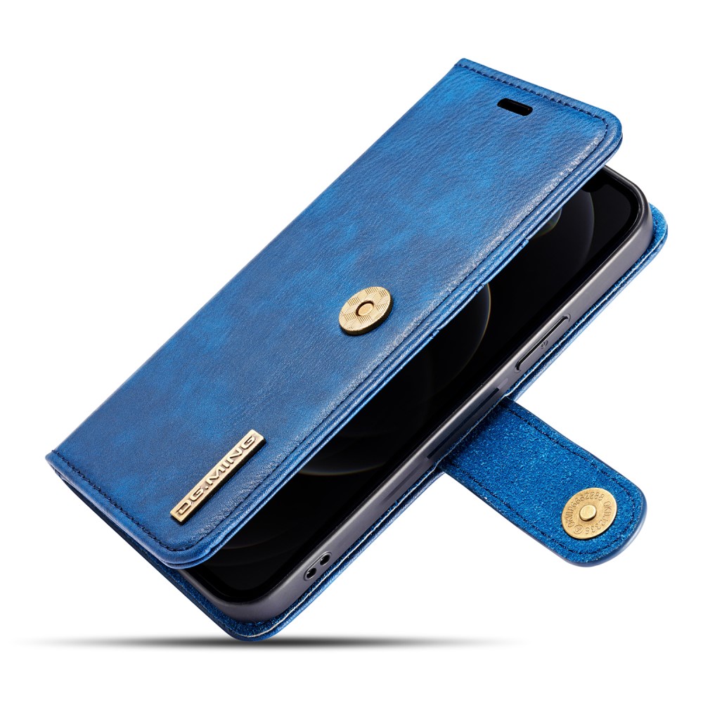 DG.MING iPhone 12 / 12 Pro - DG.MING 2in1 Fodral / Magnet Skal - Blå