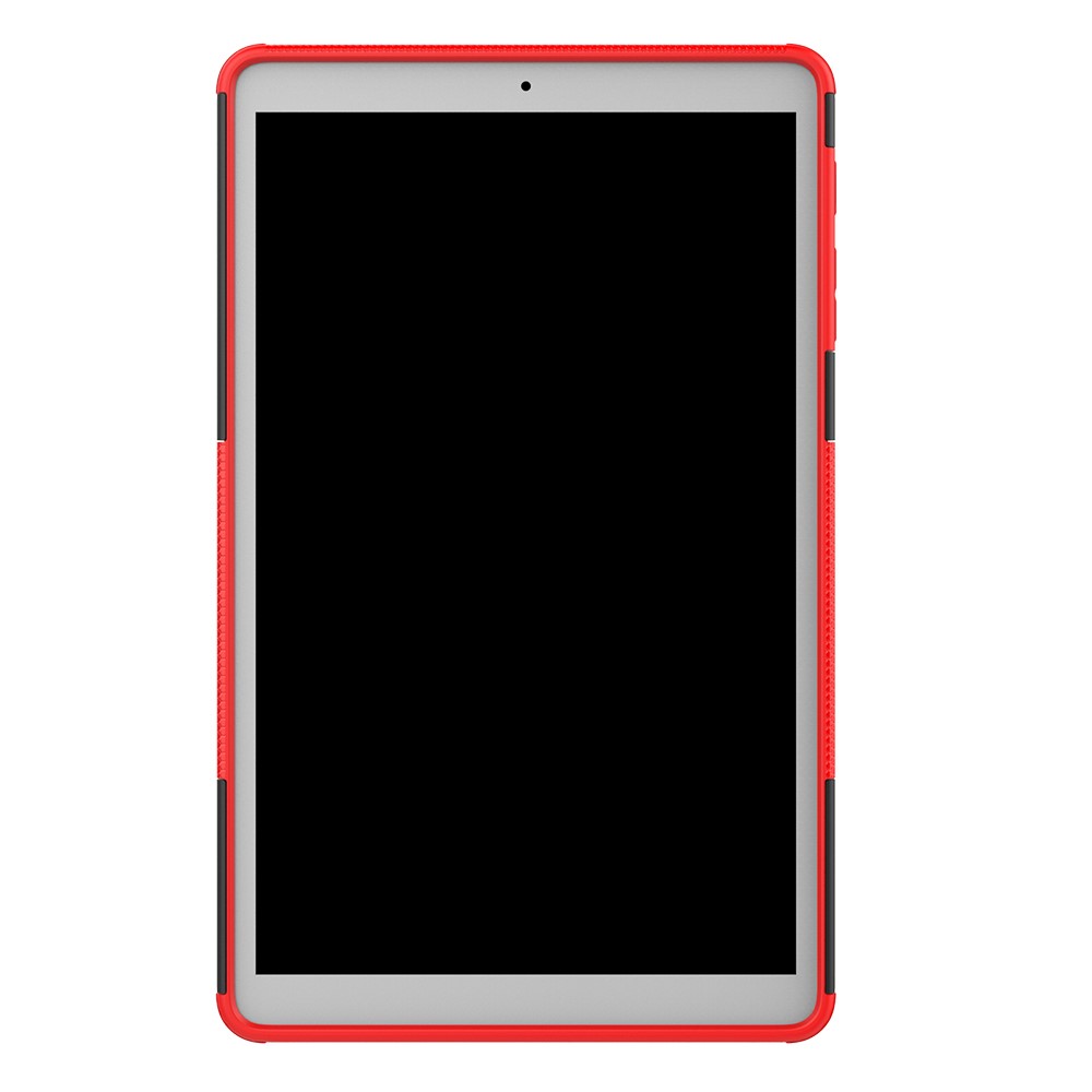  Samsung Galaxy Tab A 10.1 (2019) - Rugged Kickstand Armor Skal - Röd