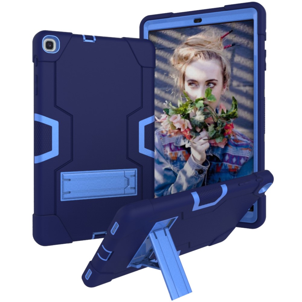  Samsung Galaxy Tab A 10.1 (2019) - Shockproof Hybrid Skal - Blå/Ljus Blå