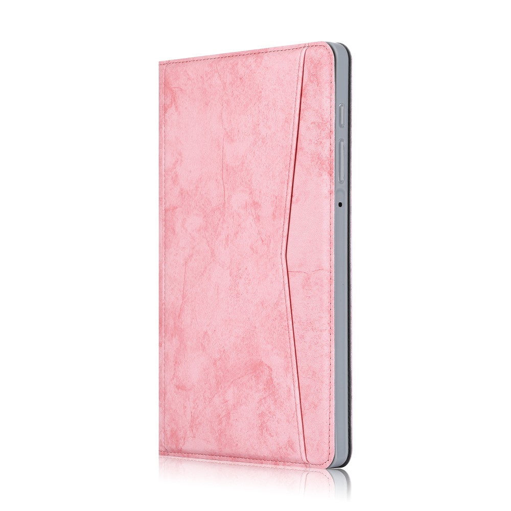  Samsung Galaxy Tab S6 Lite - Fodral Med Frontficka Och Pennhållare - Rosa