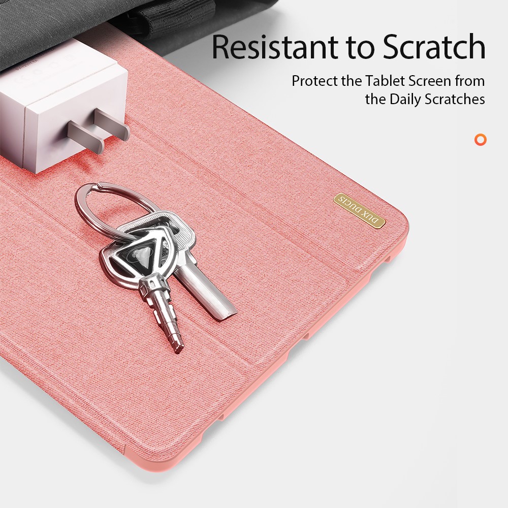 DUX DUCIS DUX DUCIS Samsung Galaxy Tab S7 Plus / Tab S8 Plus DOMO Tri-Fold Fodral Roséguld