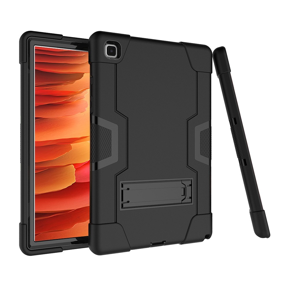  Samsung Galaxy Tab A7 10.4 Skal Shockproof Hybrid Med Kickstand Svart