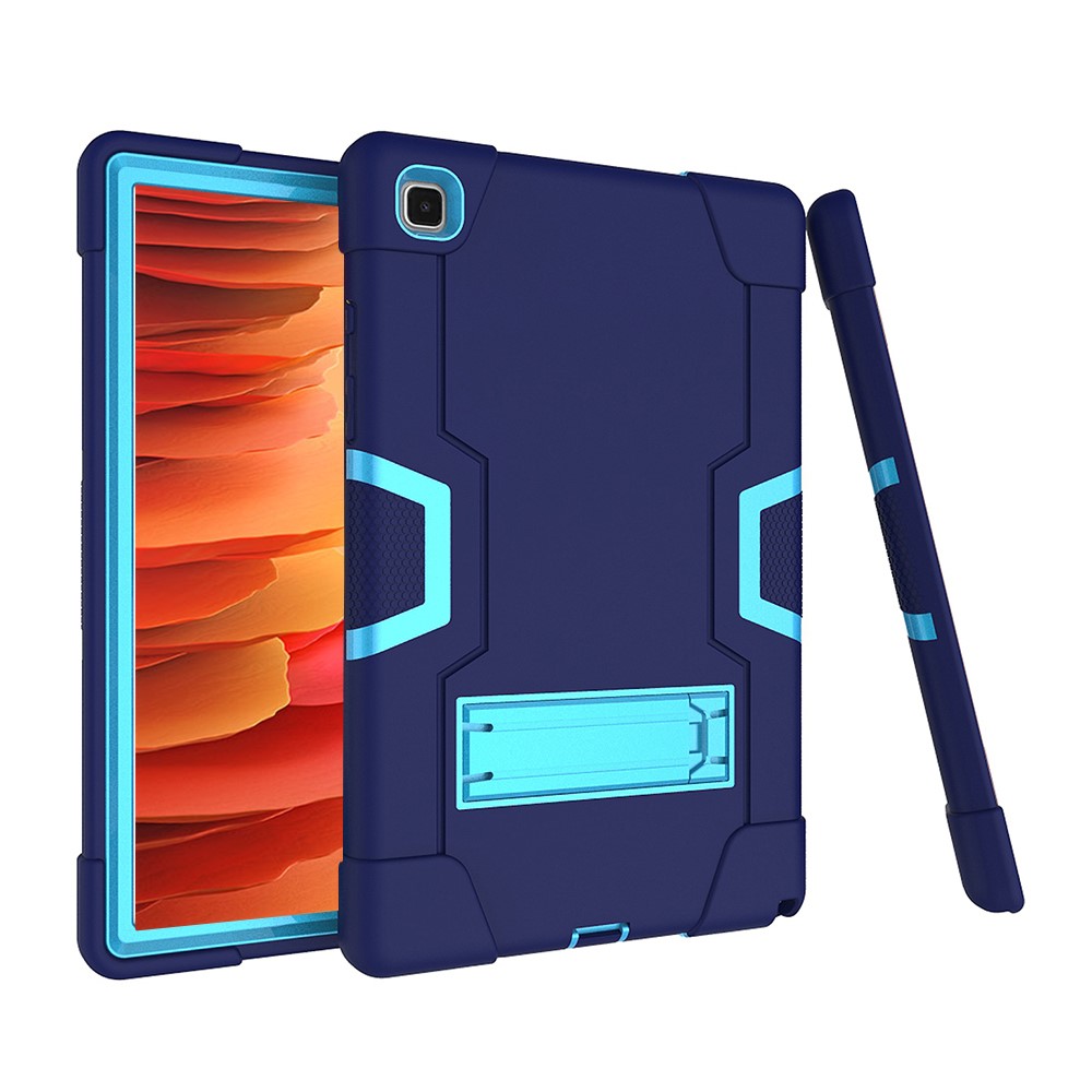  Samsung Galaxy Tab A7 10.4 Skal Shockproof Hybrid Med Kickstand Blå/Ljus Blå