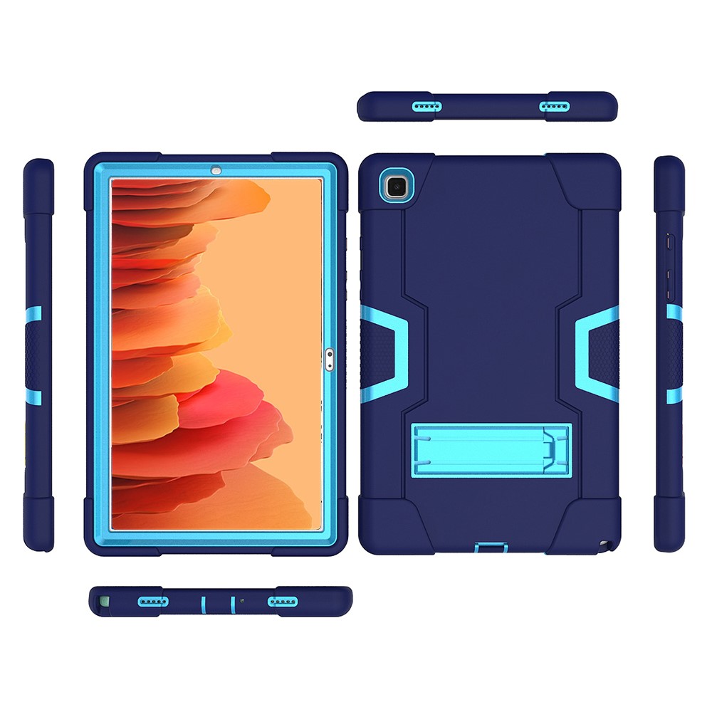  Samsung Galaxy Tab A7 10.4 Skal Shockproof Hybrid Med Kickstand Blå/Ljus Blå