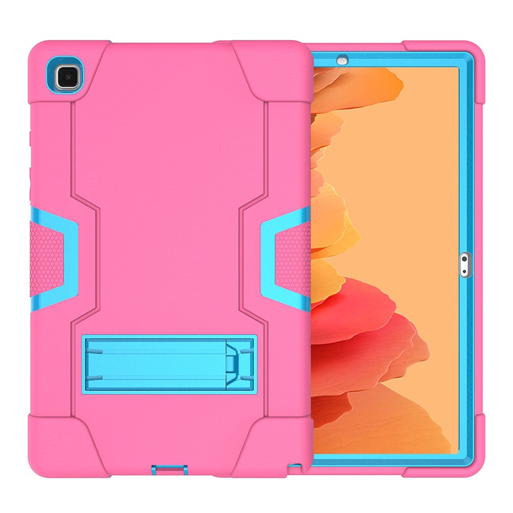  Samsung Galaxy Tab A7 10.4 Skal Shockproof Hybrid Med Kickstand Rosa/Blå