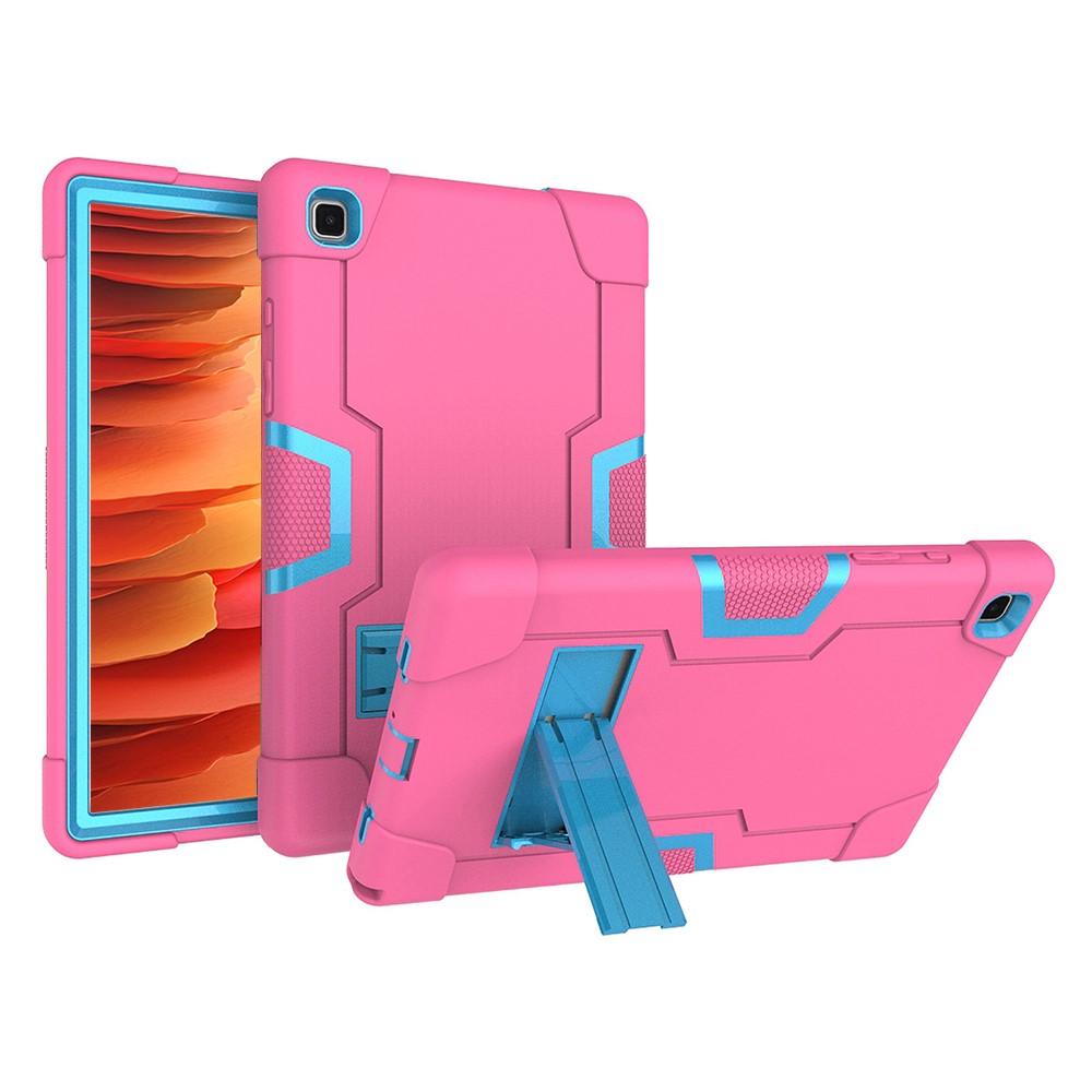  Samsung Galaxy Tab A7 10.4 Skal Shockproof Hybrid Med Kickstand Rosa/Blå