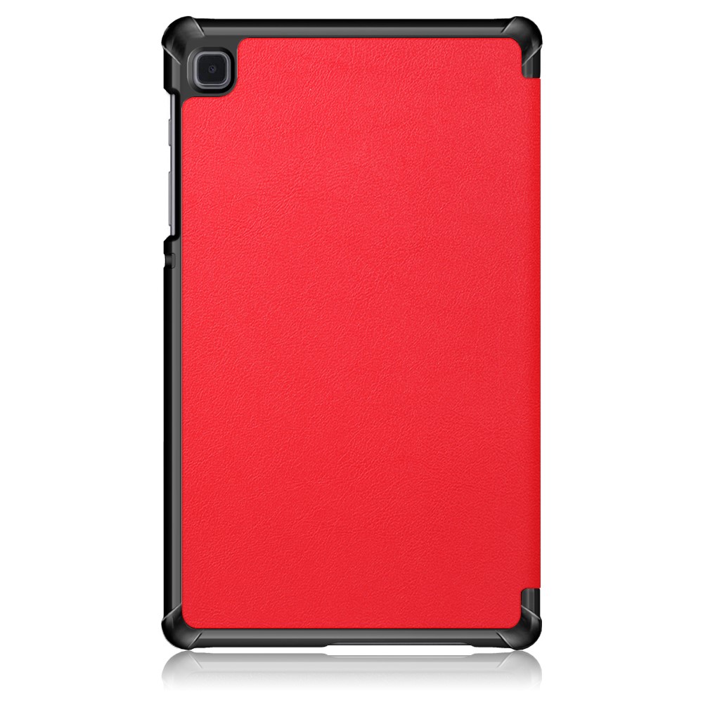 Samsung Galaxy Tab A7 Lite 8.7 - Tri-Fold Läder Fodral - Röd