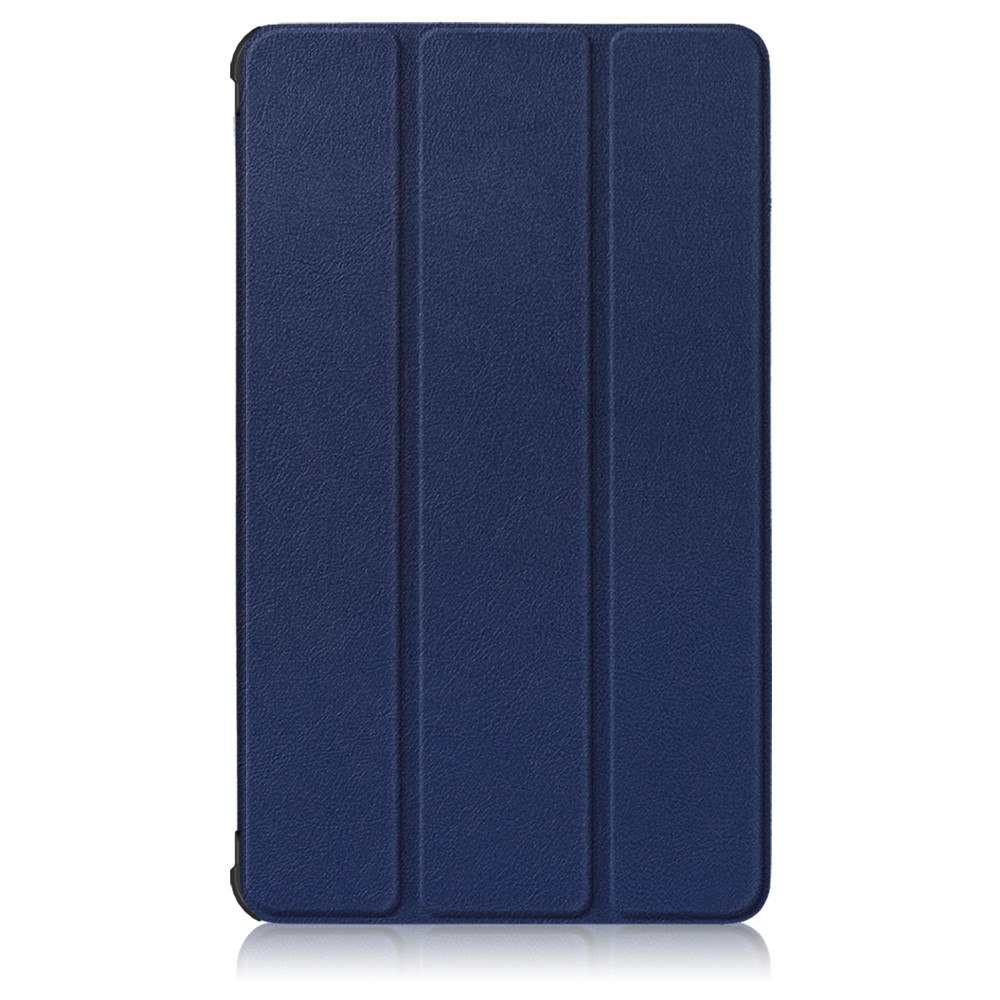  Samsung Galaxy Tab A7 Lite 8.7 - Tri-Fold Läder Fodral - Mörk Blå