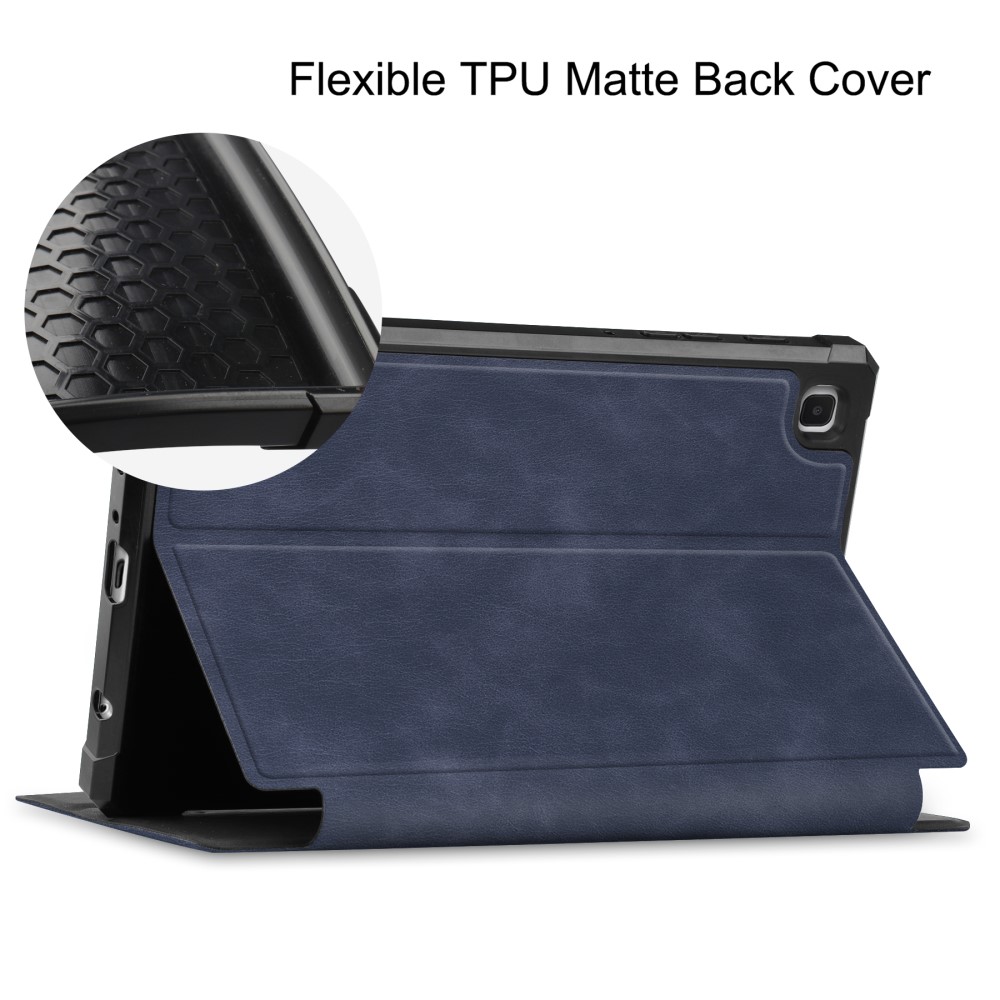  Samsung Galaxy Tab A7 Lite 8.7 - Shockproof Case Stand Fodral - Mörk Blå
