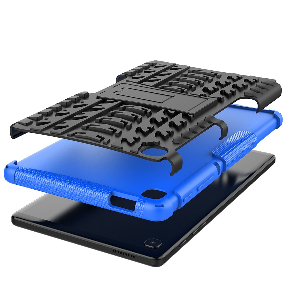  Samsung Galaxy Tab A7 Lite 8.7 - Rugged Kickstand Armor Skal - Blå