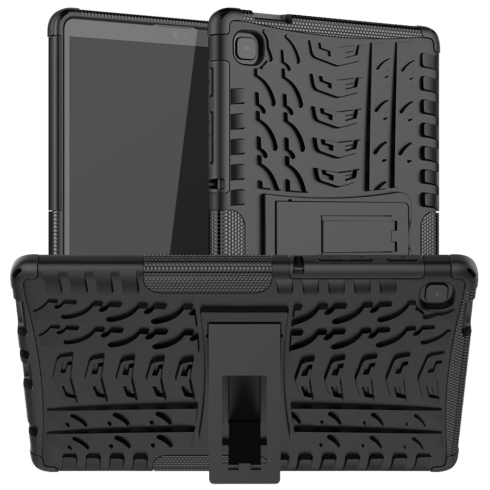  Samsung Galaxy Tab A7 Lite 8.7 - Rugged Kickstand Armor Skal - Svart