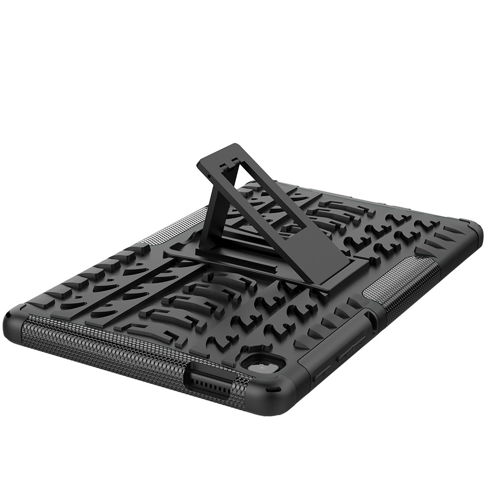  Samsung Galaxy Tab A7 Lite 8.7 - Rugged Kickstand Armor Skal - Svart