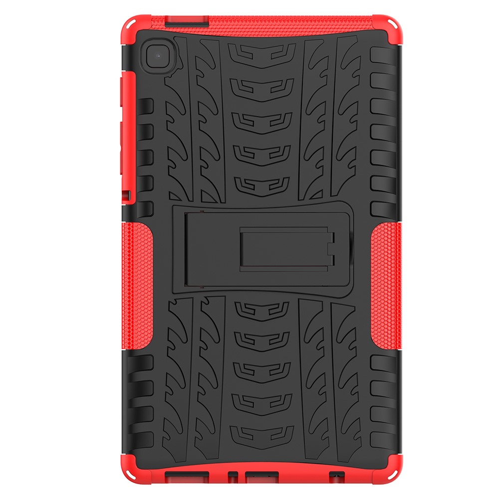  Samsung Galaxy Tab A7 Lite 8.7 - Rugged Kickstand Armor Skal - Röd