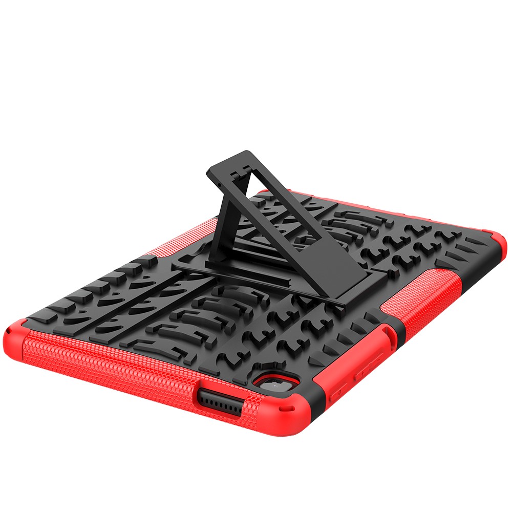  Samsung Galaxy Tab A7 Lite 8.7 - Rugged Kickstand Armor Skal - Röd