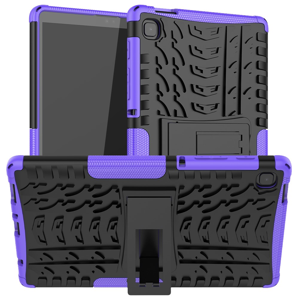  Samsung Galaxy Tab A7 Lite 8.7 - Rugged Kickstand Armor Skal - Lila