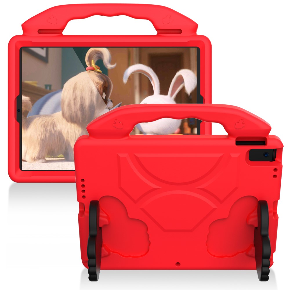  iPad 10.2 2019/2020/2021, Air 10.5, Pro 10.5, Pro 11 2018 Skal Barn Röd