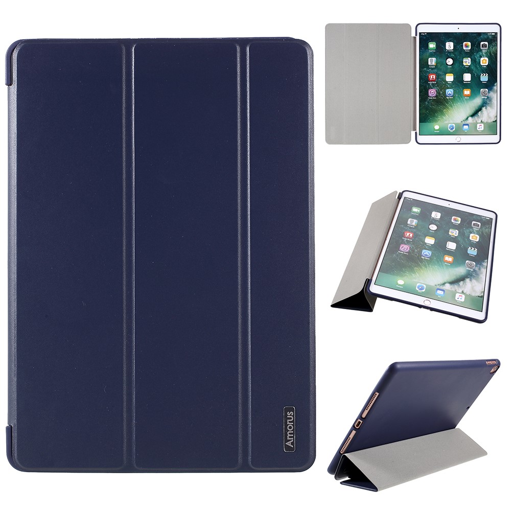 AMORUS AMORUS iPad 10.2 2019/2020/2021 Fodral Tri-Fold Blå