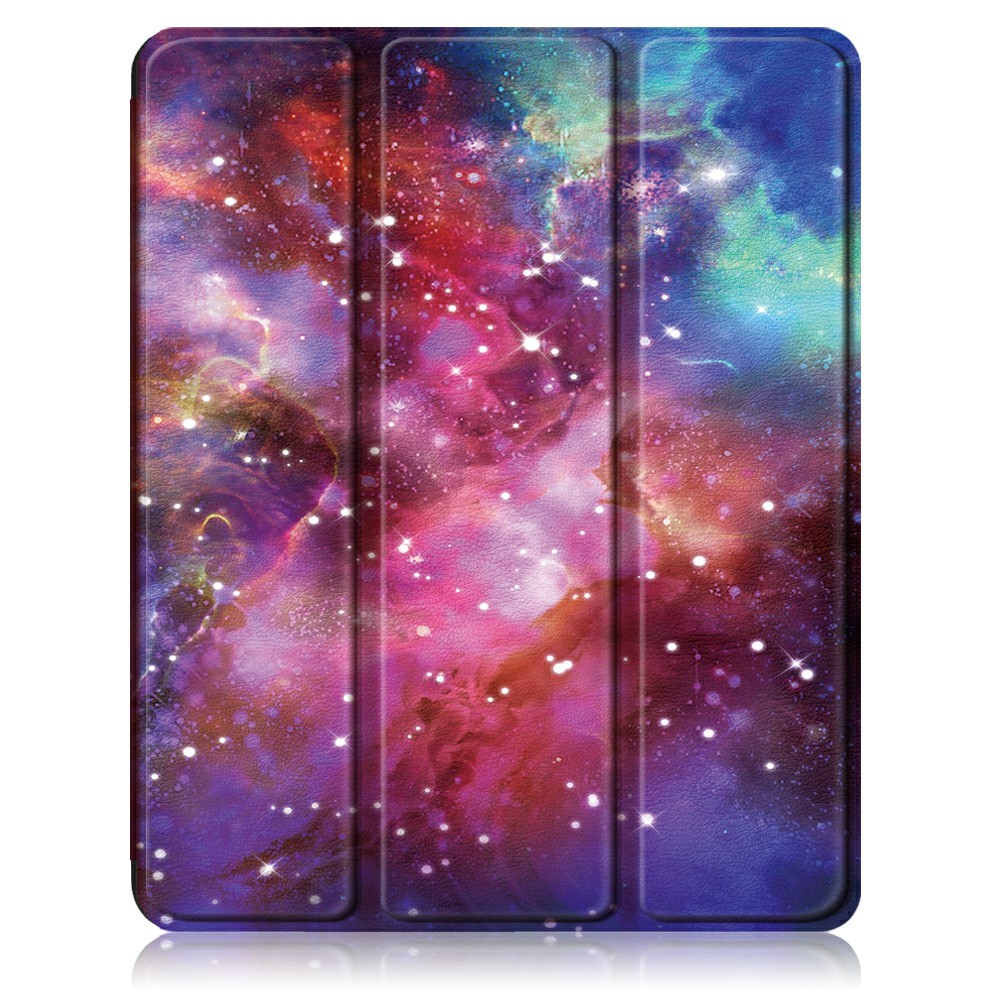  iPad Pro 12.9 (2020/2021) - Tri-Fold Fodral Med Pennhållare - Cosmic Space