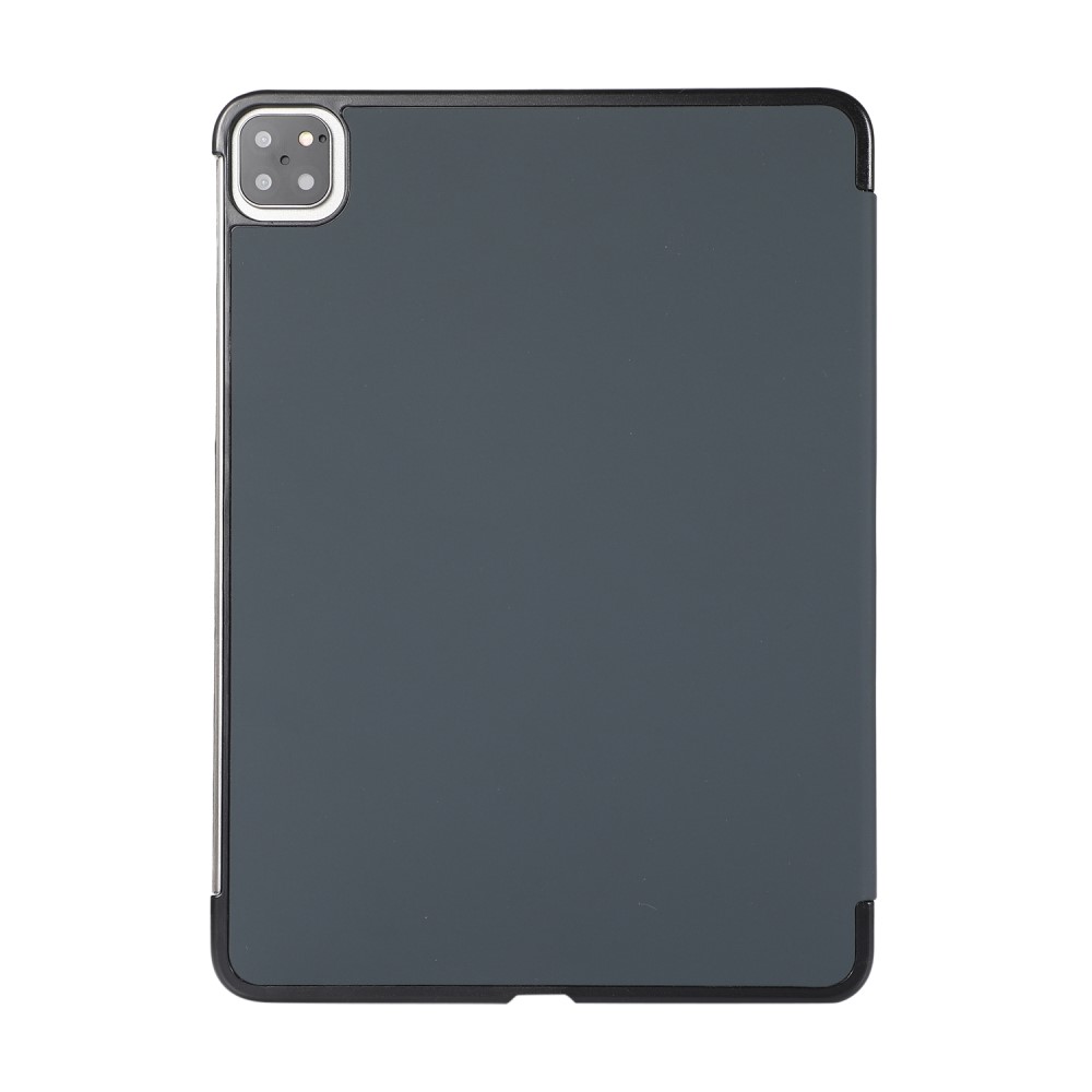  iPad Pro 11 (2018/2020/2021) - Tri-Fold Läder Fodral - Svart
