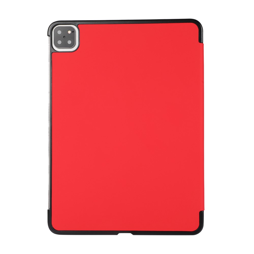  iPad Pro 11 (2018/2020/2021) - Tri-Fold Läder Fodral - Röd