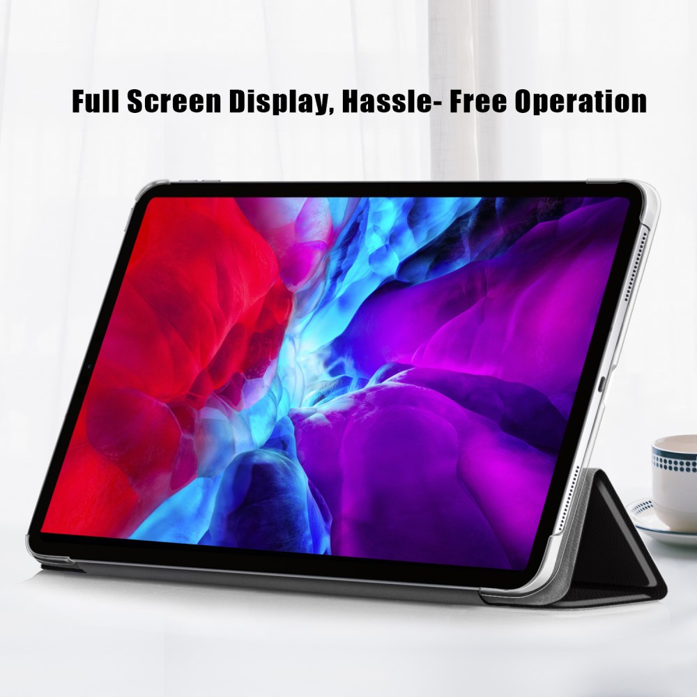  iPad Pro 12.9 (2018/2020/2021) - Tri-Fold Läder Fodral - Dont Touch Me