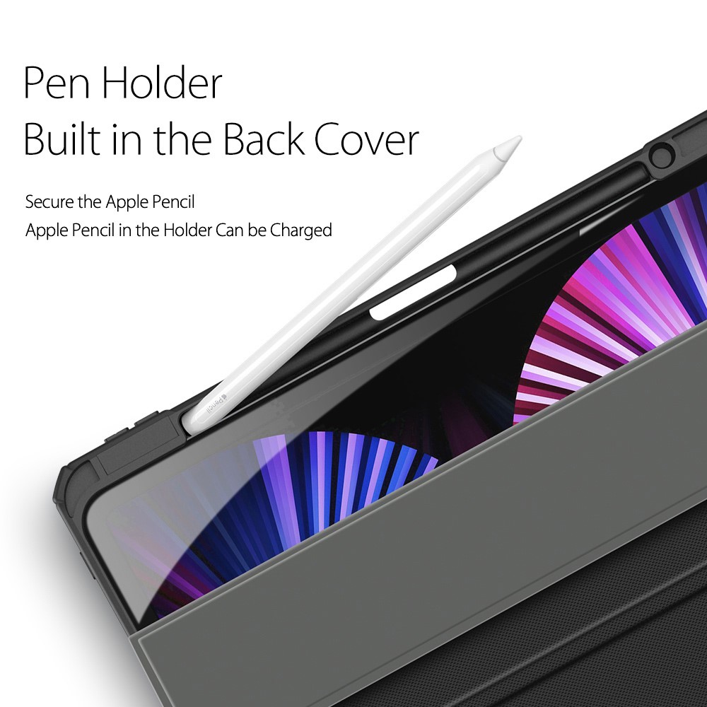 DUX DUCIS iPad Pro 11 (2018/2020/2021) - DUX DUCIS TOBY Tri-Fold Fodral - Svart