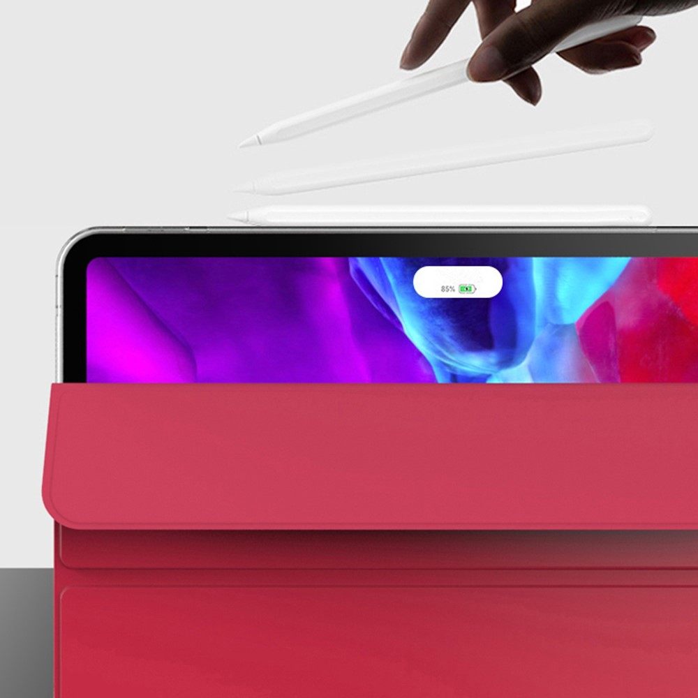  iPad Pro 11 (2021) - Tri-Fold Läder Fodral - Roséguld