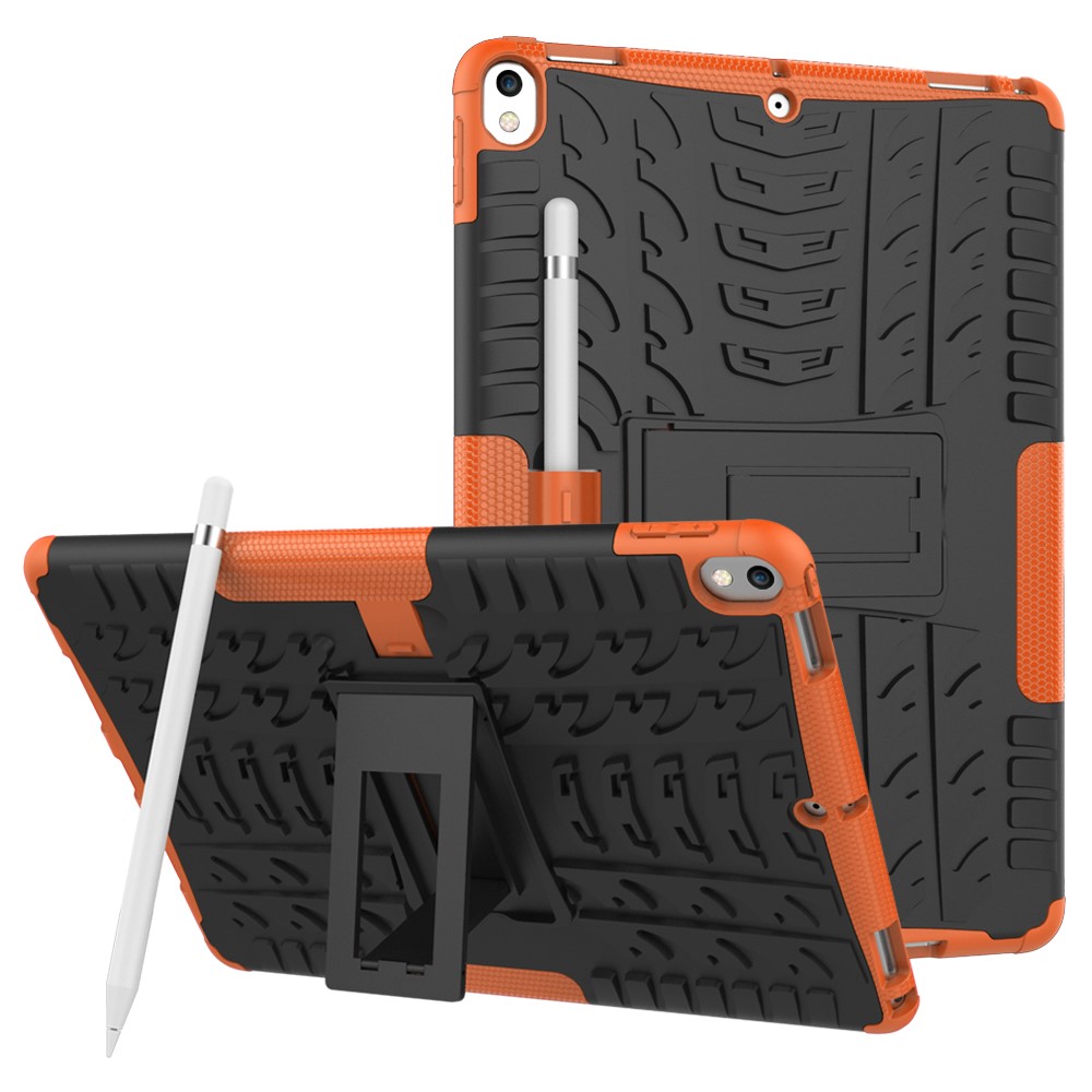  iPad Air 10.5 (2019) / Pro 10.5 (2017) - Rugged Kickstand Armor Skal - Orange