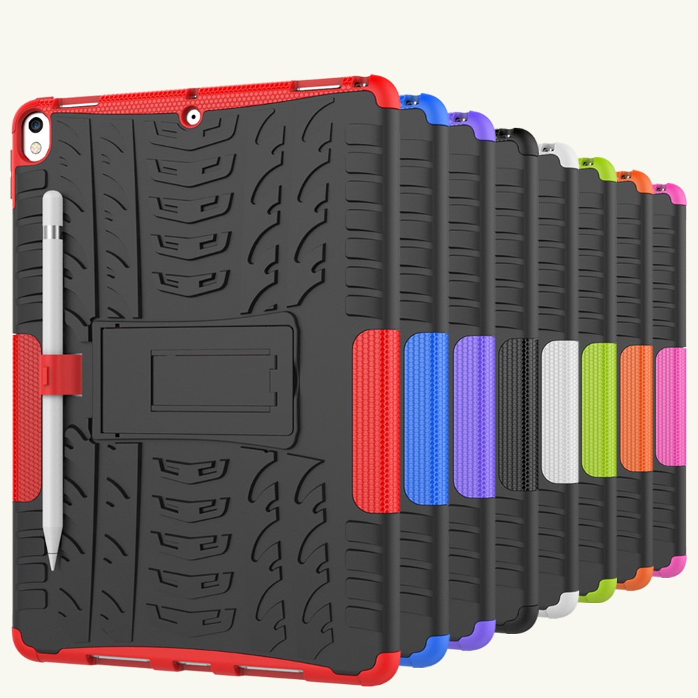  iPad Air 10.5 (2019) / Pro 10.5 (2017) - Rugged Kickstand Armor Skal - Orange
