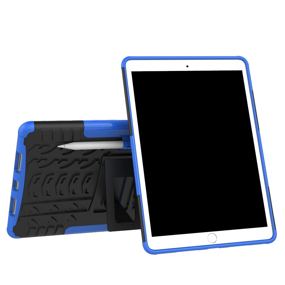  iPad Air 10.5 (2019) / Pro 10.5 (2017) - Rugged Kickstand Armor Skal - Blå