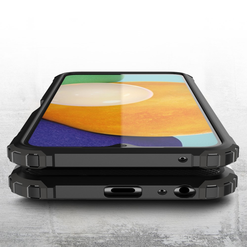  Samsung Galaxy A22 5G - Hybrid Armor Skal - Blå