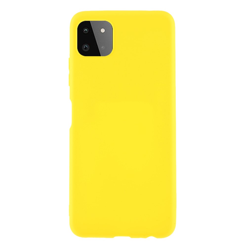  Samsung Galaxy A22 5G - Matt TPU Skal - Gul