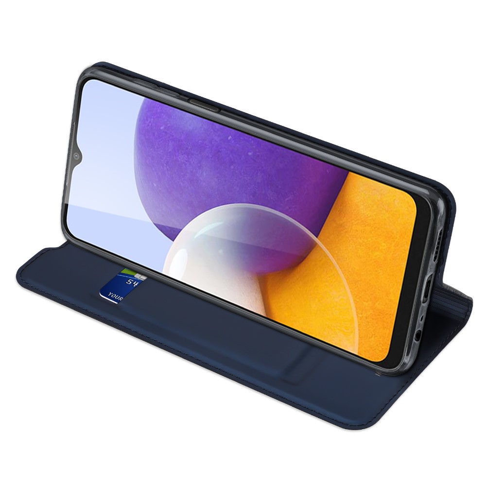 DUX DUCIS Samsung Galaxy A22 5G - DUX DUCIS Skin Pro Fodral - Blå