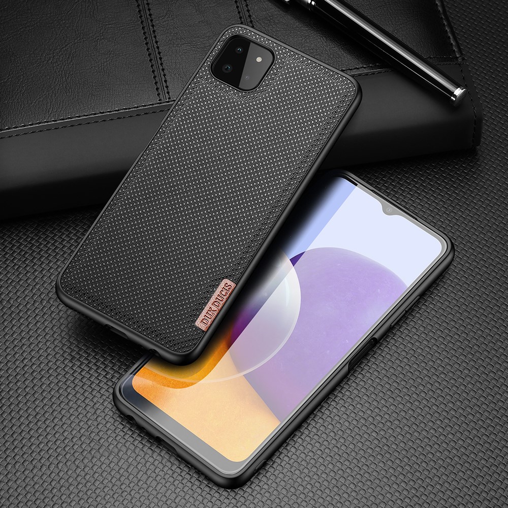 DUX DUCIS Samsung Galaxy A22 5G - DUX DUCIS FINO Hybrid Skal - Svart