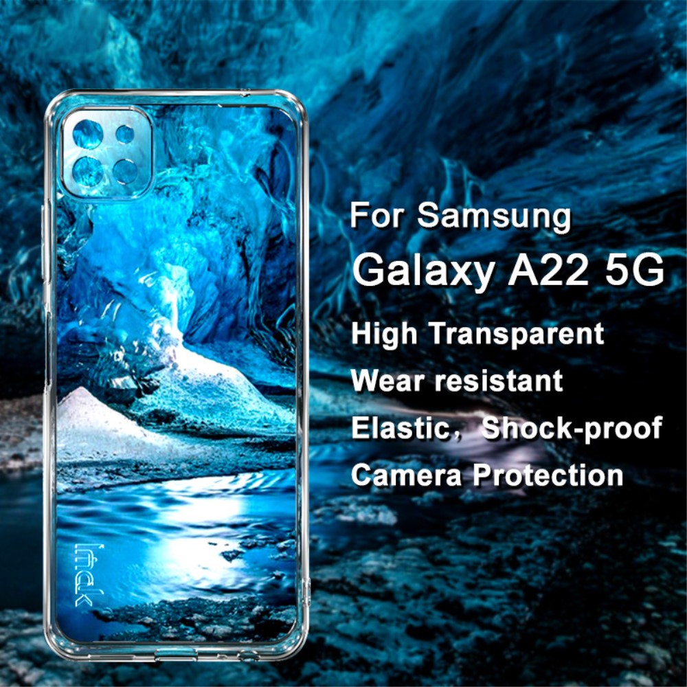 IMAK Samsung Galaxy A22 5G - IMAK Transparent TPU Skal