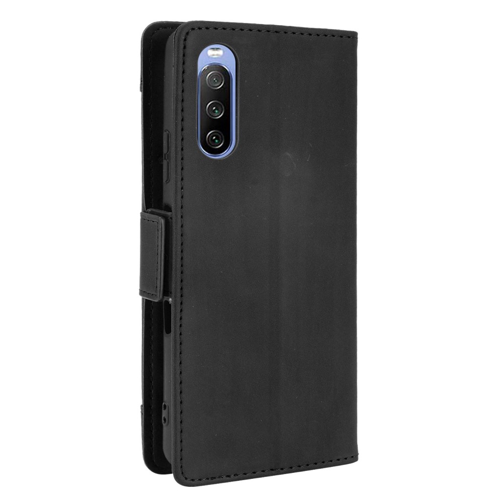  Sony Xperia 10 III - Fodral Med Avtagbart Kortfodral - Svart