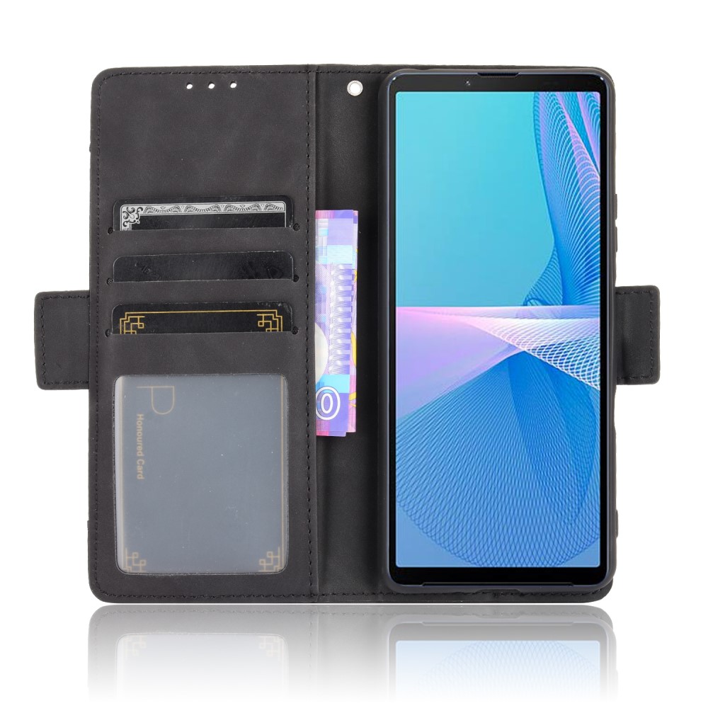  Sony Xperia 10 III - Fodral Med Avtagbart Kortfodral - Svart
