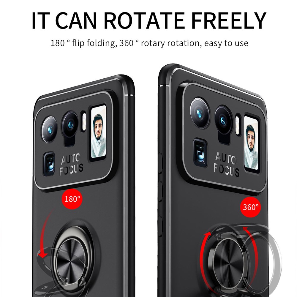  Xiaomi Mi 11 Ultra - Ring Skal - Röd