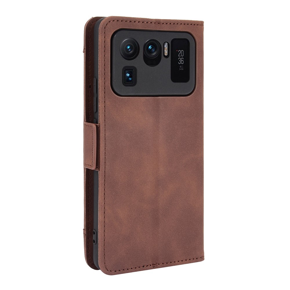  Xiaomi Mi 11 Ultra - Fodral Med Avtagbart Kortfodral - Brun