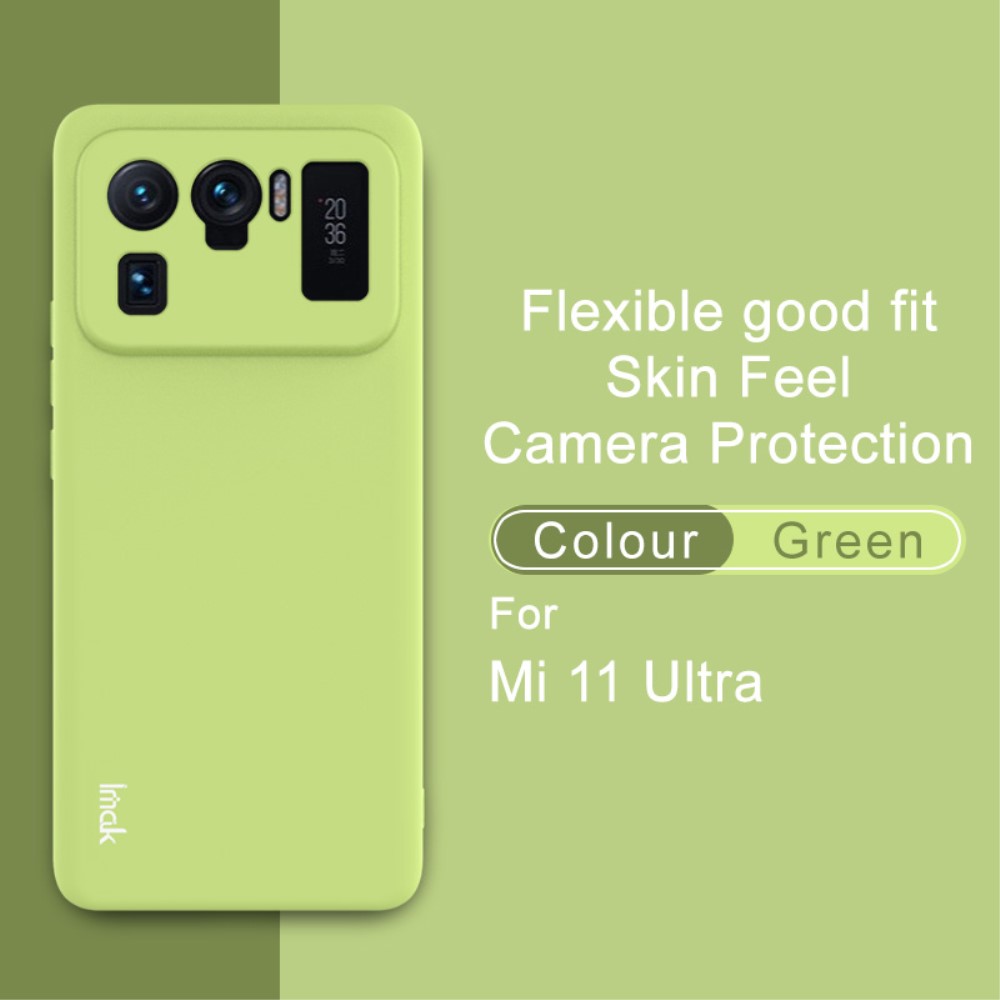 IMAK Xiaomi Mi 11 Ultra - IMAK Skin Touch Skal - Grön