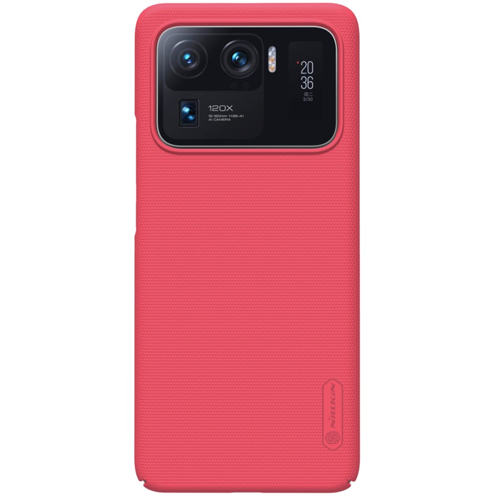 NILLKIN Xiaomi Mi 11 Ultra - NILLKIN Frosted Shield Skal - Röd
