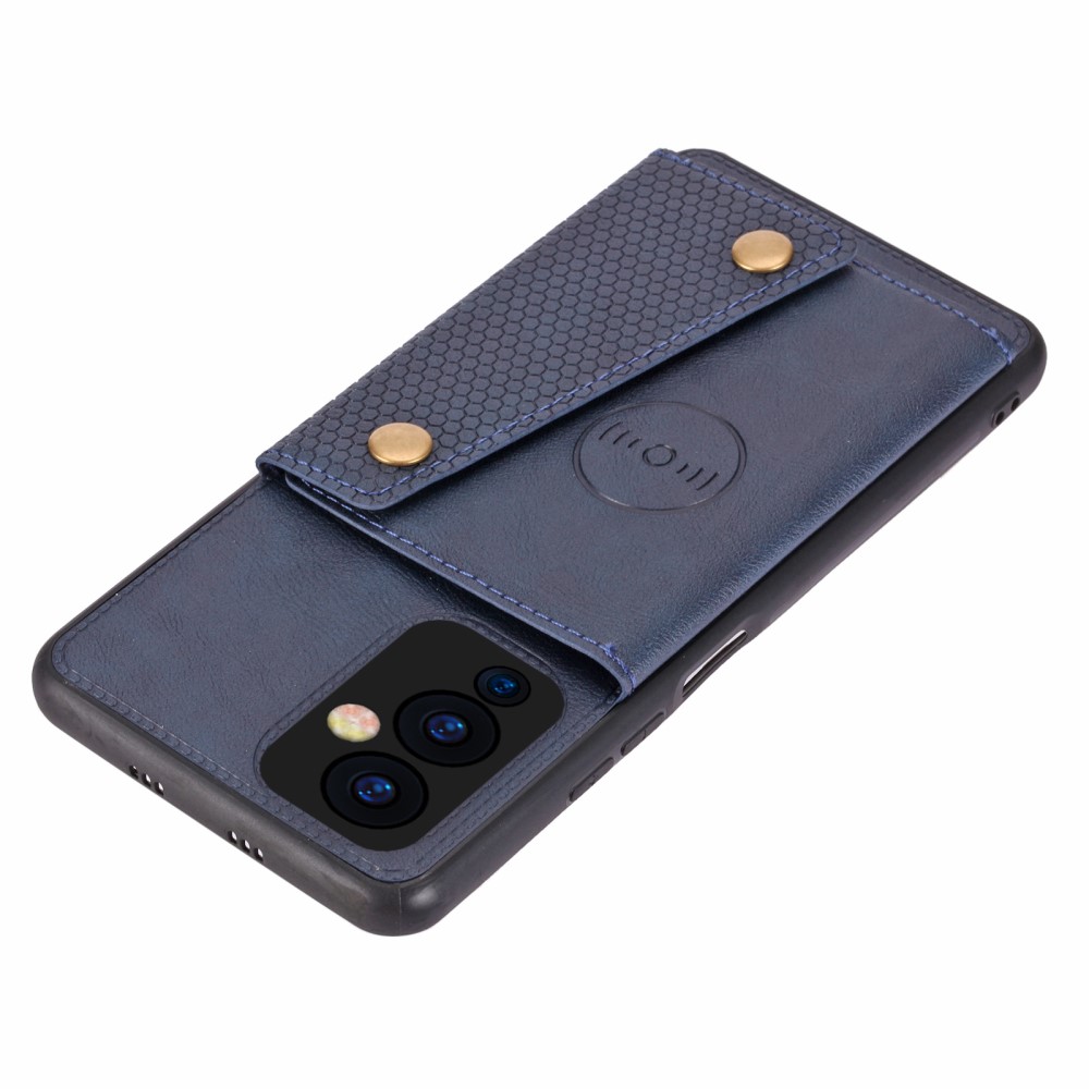  Xiaomi Mi 11i - Läder Skal Med Kortfack Och Magnet - Blå