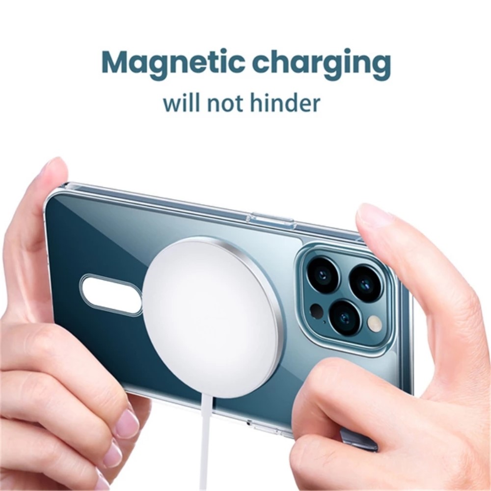  iPhone 12 / 12 Pro - MagSafe Akryl + TPU Skal - Transparent