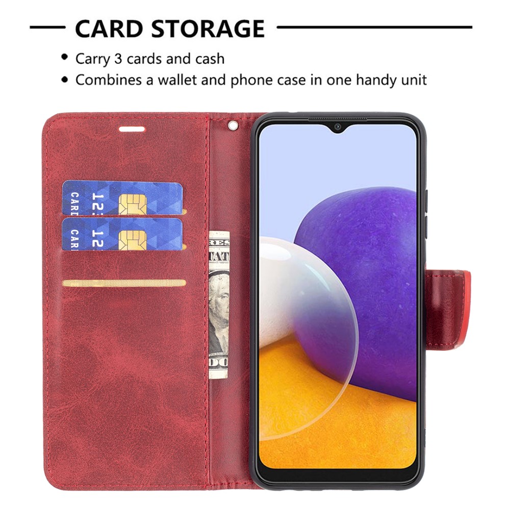  Samsung Galaxy A22 5G - Solid Shark Fodral - Röd