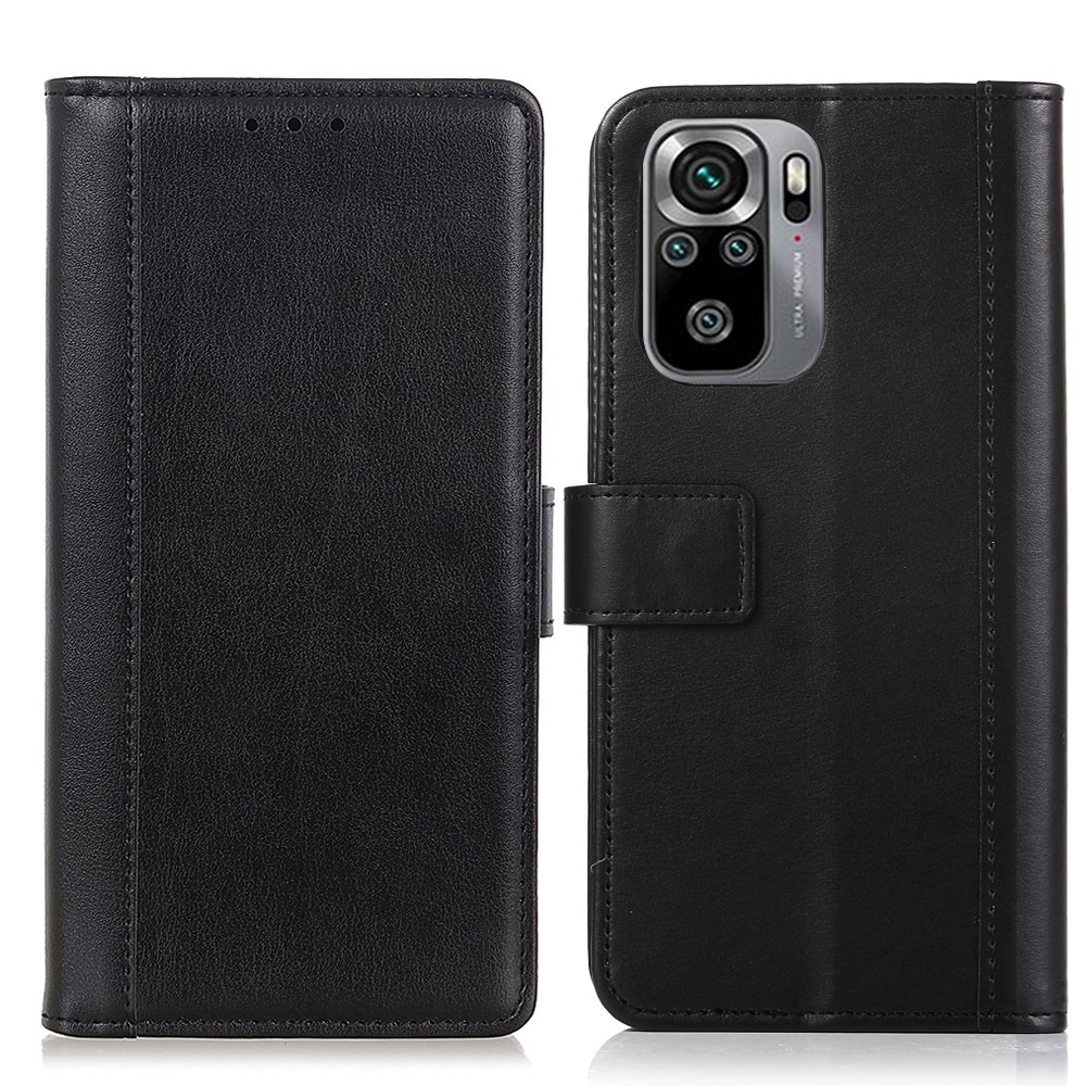  Xiaomi Redmi Note 10S - Läder Fodral - Svart